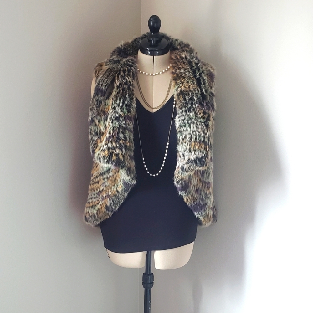 Genuine Rabbit Fur Vest